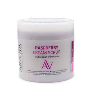 Aravia Laboratories Малиновый крем-скраб Raspberry Cream Scrub 300 мл