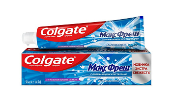 Colgate зубная паста освежающая Макс Фреш Взрывная мята 50мл