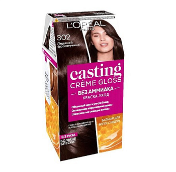 L'Oreal Paris Casting Creme Gloss краска уход для волос 302 ледяной фраппе Уценка