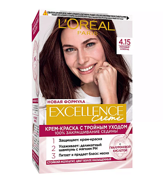 L'oreal Excellence 4.15 морозный шоколад