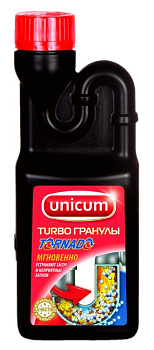 Unicum Tornado cредство для удаления засоров гранулированное 600г
