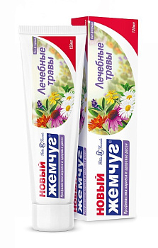Новый Жемчуг зубная паста лечебные травы 125мл