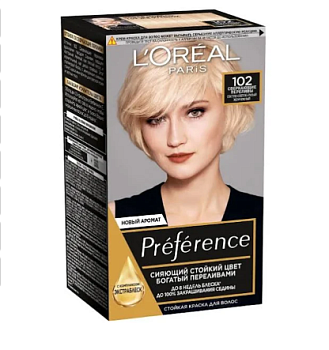 L`oreal Preference Feria 102 сверкающие переливы Уценка