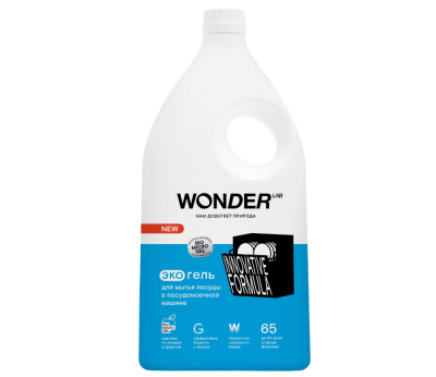 Wonder Lab экогель для мытья посуды в посудомоечной машине 1 л