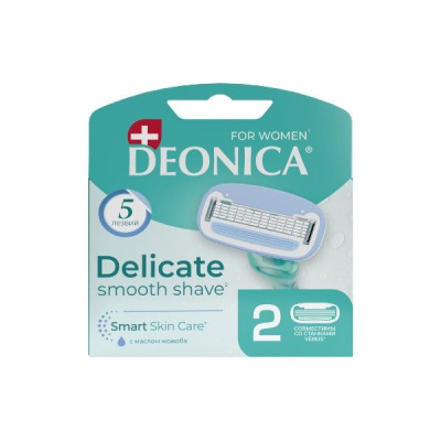 Deonica 5 for women сменные кассеты 2 шт