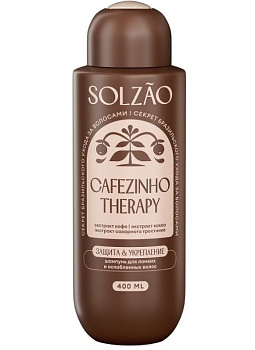 Solzao шампунь для волос укрепление и защита от ломкости 400 мл
