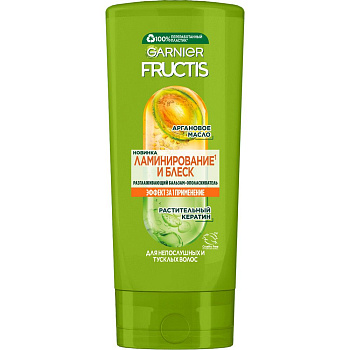 Fructis бальзам ламинирование и блеск 200 мл