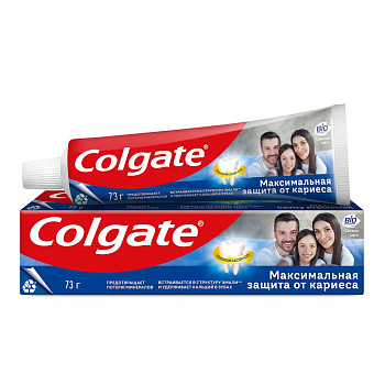 Colgate зубная паста максимальная защита от кариеса свежая мята 50 мл