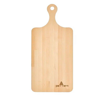 Pattern доска разделочная 22 х47 х 1.2 см с ручкой берёза