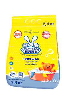 Ушастый Нянь стиральный порошок детский 2,4 кг