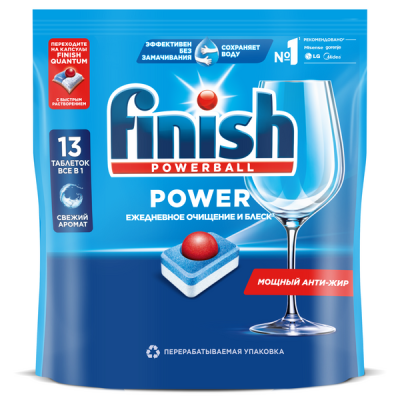 Finish 1 таблетки для посудомоечных машин 13шт