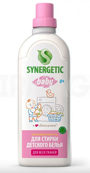 SYNERGETIC средство моющее для стирки детского белья 1л.