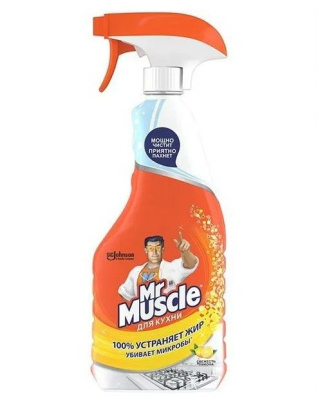 Mr Muscle чистящее средство для кухни эксперт свежесть лимона 500 мл