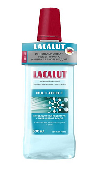 Lacalut ополаскиватель для полости рта Multi-effect антибактериальный 500мл
