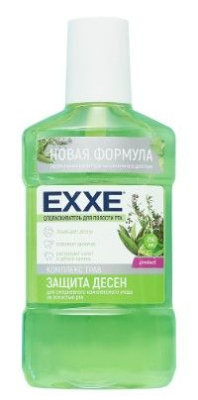 EXXE ополаскиватель полости рта  защита десен зеленый 250 мл 12 шт кор