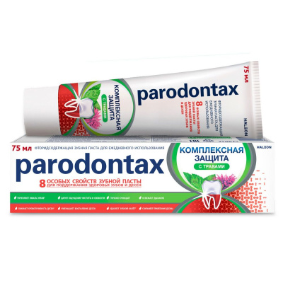 Parodontax зубная паста комплексная защита с травами с фтором 75 мл Уценка