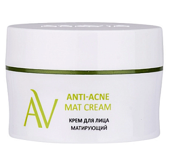 Aravia Laboratories крем для лица матирующий anti acne mat cream 50 мл