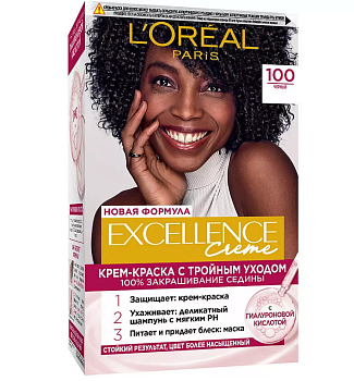 L'oreal Excellence 100 чёрный