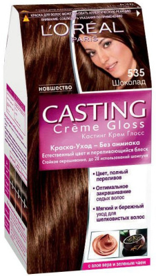 Краска для волос L'OREAL Casting Creme Gloss 535 Шоколад