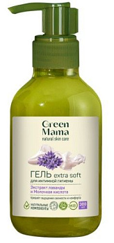 Green Mama гель для интимной гигиены extra soft 300 мл