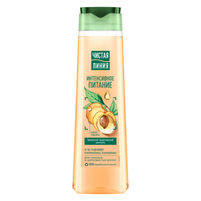Чистая Линия эксперт шампунь мицеллярный интенсивное питание с маслом семян конопли 400 мл