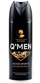 Q'men антиперспирант мужской active sports 200 мл