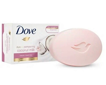 Dove крем мыло cream bar delicious care кокосовое молочко и лепестки жасмина 135 гр стикер