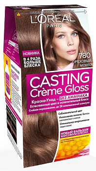 Краска для волос L'OREAL Casting Creme Gloss 780 Ореховый мокко