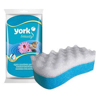 York губка для тела массажная бабочка