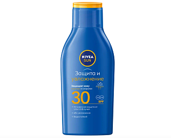 Nivea увлажняющий солнцезащитный лосьон защита и увлажнение spf 30 100 мл