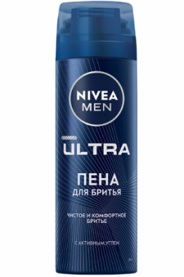Nivea men пена для бритья ultra 200 мл