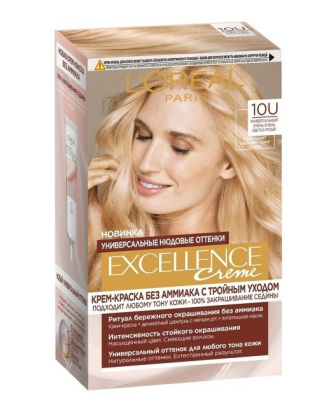 L`oreal Excellence краска для волос Nudes 10U
