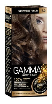 Gamma Perfect Color стойкая крем-краска тон 7.0 Жемчужно-русый