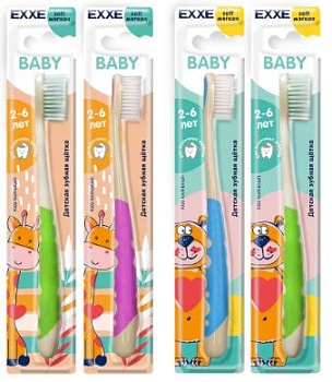 EXXE Baby зубнаящетка детская  2-6 лет мягкая 1 шт