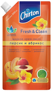 Chirton крем-мыло жидкое Персик и абрикос 500мл