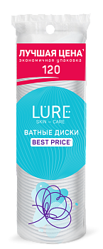 Lure ватные диски 120 шт
