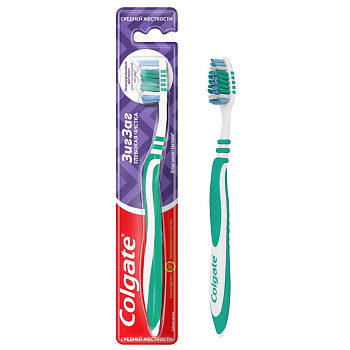 Colgate зубная щетка зиг заг средняя Уценка