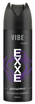 Exxe men дезодорант аэрозоль vibe 200 мл xl размер