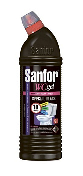 Sanfor WC Gel средство для чистки и дезинфекции Black 1л