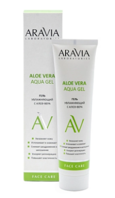 ARAVIA Laboratories увлажняющий гель с алоэ вера aloe vera aqua gel 100 мл