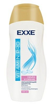 EXXE шампунь увлажняющий  vitamin pro объём и сияние 400 мл