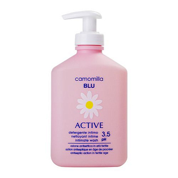 Camomilla Blu гель для интимной гигиены active 300 мл