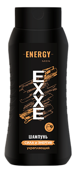 Exxe men шампунь укрепляющий  сила и энергия energy 400 мл