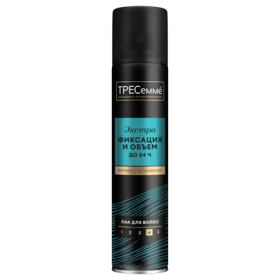 ТРЕСеммé лак для волос превосходный объем экстрафиксация 250 мл