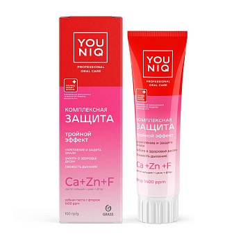 GraSS Youniq зубная паста копмлексная защита 100 гр