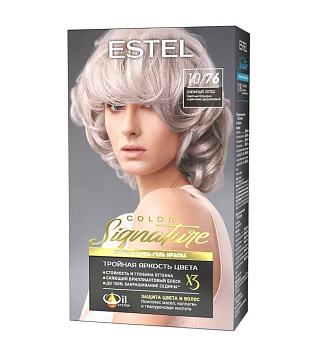 Estel крем-гель краска для волос Color Signature Снежный лотос 10/76