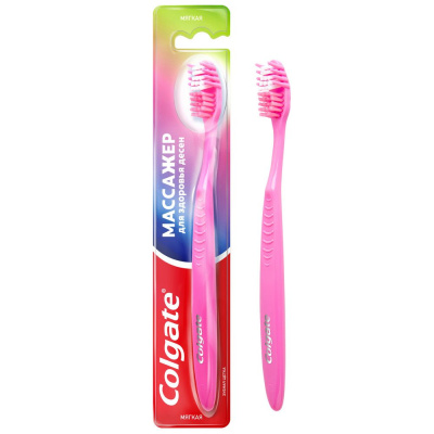 Colgate зубная щетка массажер мягкая Уценка