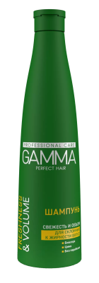 Свобода шампунь gamma perfect hair свежесть и объем для волос склонных к жирности 350мл