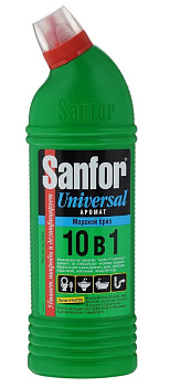 Sanfor Universal средство для чистки и дезинфекции 10в1 Морской бриз 750мл