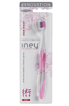 Iney щётка зубная средней жёсткости Snow-Brush Wind